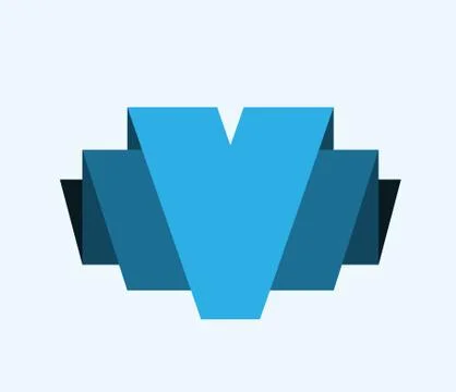 Letter V logo Stock Illustration
