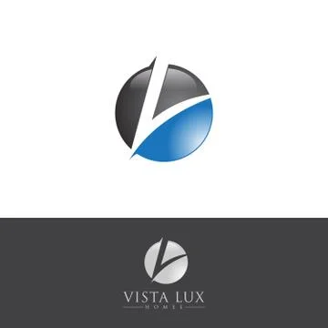 Letter V logo Illustrazione stock