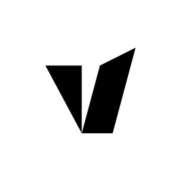 Letter V logo Illustrazione stock