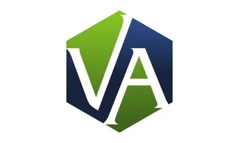 Letter VA Modern Stock-Illustration
