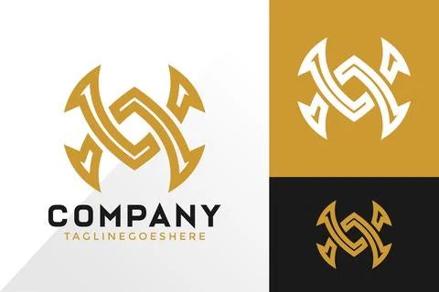 Letter VA or AV Creative Logo Design, Abstract Logos Designs Concept for Temp Stock Illustration