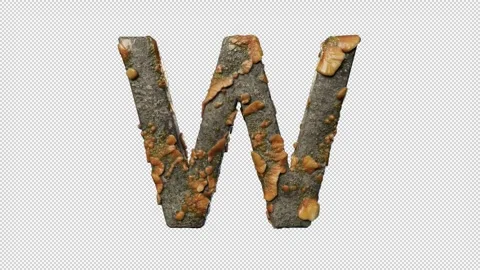 Letter W Stock Footage 306254630