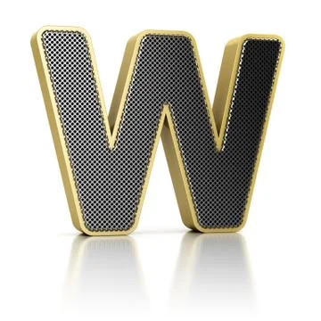 Letter w Stock Illustration