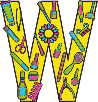 Letter W Stock Illustration