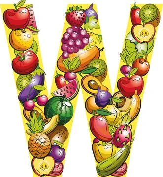 Letter W Stock Illustration