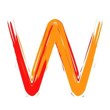 Letter W Stock Illustration