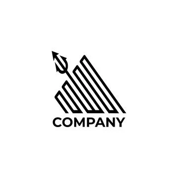 Letter W logo design for security business. Stock Illustration