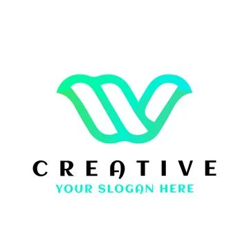 Letter W logo design Template. Initial W letter logo. w letter logo icon Stock Illustration