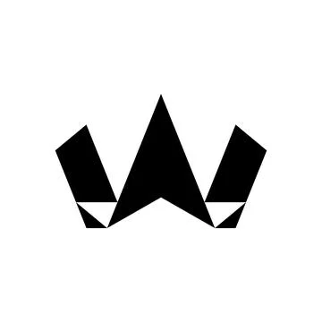 Letter W logo Stock Illustration