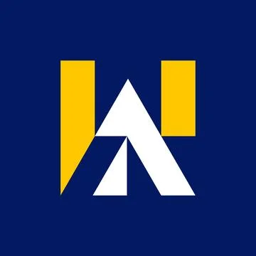 Letter W logo Stock Illustration