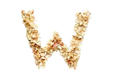 Letter W Foto stock
