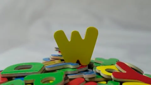 Letter W Stock Photos