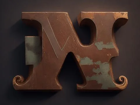 Letter w Stock Photos