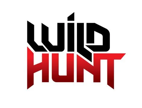 Letter wild hunt design vector Stock Illustration