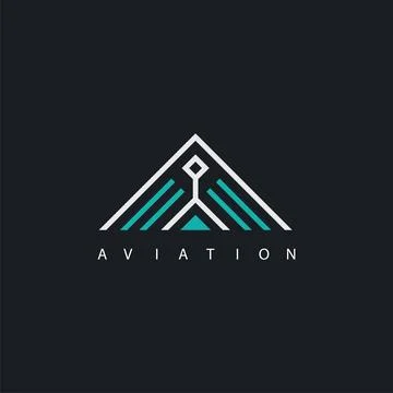 A letter wings arrow icon vector concept design template 스톡 일러스트