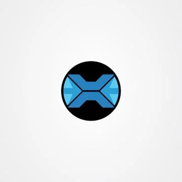 Letter x icon logo vector design Stock Illustration