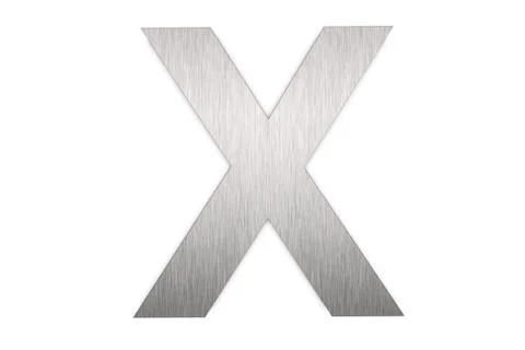 Letter x Stock Illustration