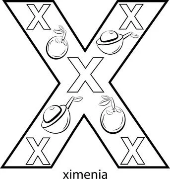 Letter X Stock Illustration