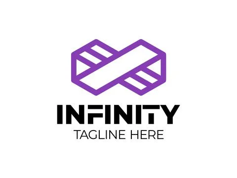 Letter X infinity loop logo icon design template elements. 스톡 일러스트