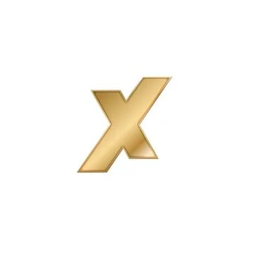 Letter x initial logo icon template vector Stock Illustration