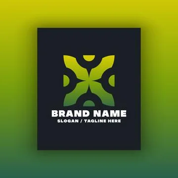 Letter X logo design template Stock Illustration