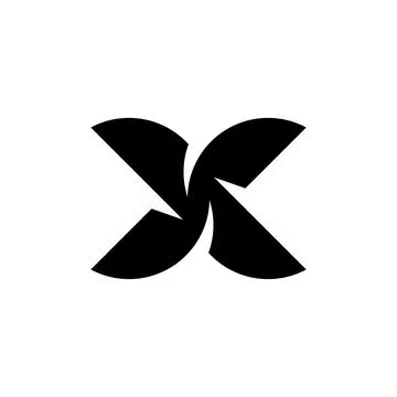 Letter X logo Stock Illustration