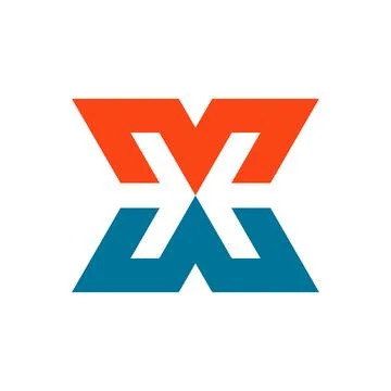 Letter X logo Stock Illustration