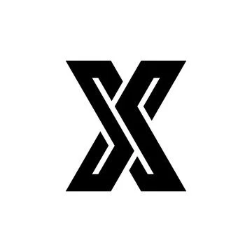 Letter X logo Stock Illustration