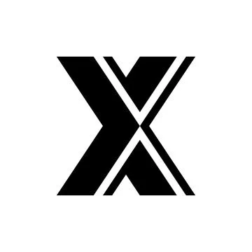 Letter X logo Stock Illustration