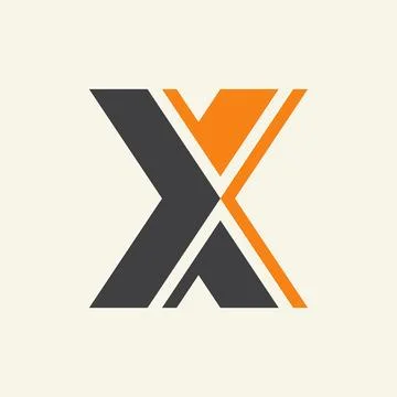 Letter X logo Stock Illustration