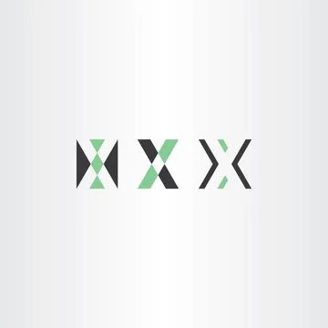 Letter x logotype set vector x Stock-Illustration