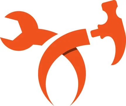 Letter x mechanic vintage logo design Stock Illustration