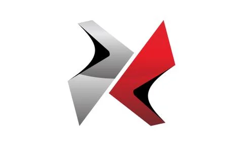 Letter X Modern Stock-Illustration