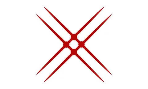 Letter X Modern Stock-Illustration