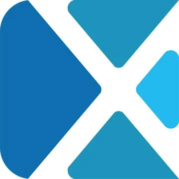 Letter x modern minimalist logo for business Stock Illustration
