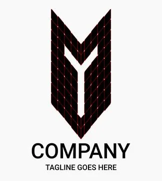 Letter Y Construction vectors logo. Creative Vector Logo Design House, Buil.. Stock Illustration