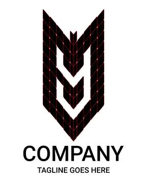 Letter "y" Construction vectors logo. Creative Vector Logo Design House, Bu.. Ilustración de archivo