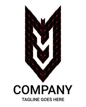 Letter y Construction vectors logo. Creative Vector Logo Design House, Buil.. Ilustración de archivo