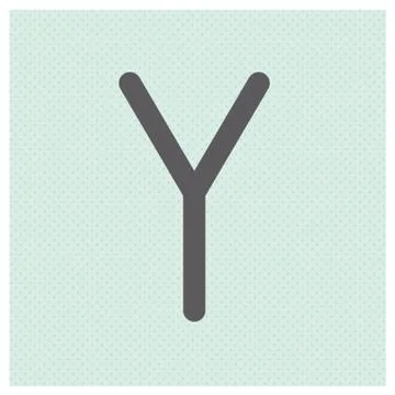 Letter y Stock Illustration