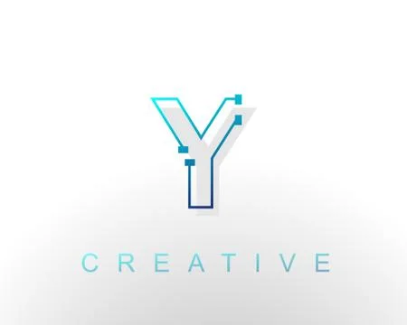 Letter Y logo design Stock Illustration