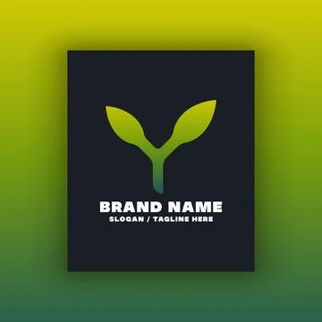Letter Y logo design template Illustrazione stock