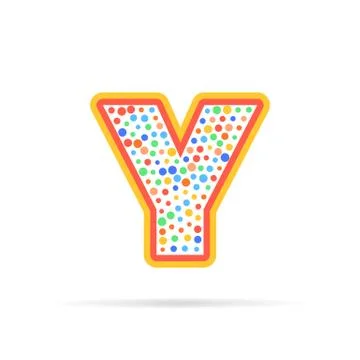 Letter y symbol Stock Illustration