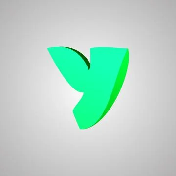 Letter Y. Vector comic style font. EPS10 Illustrazione stock