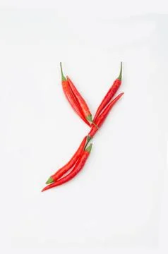 The letter Y on a white background Stock Photos