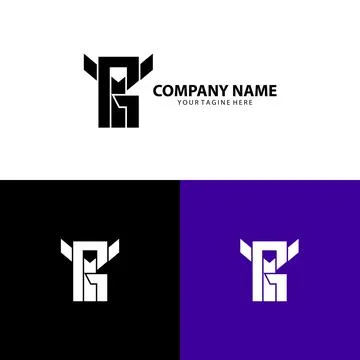 Letter YG logo design vector Stock Illustration
