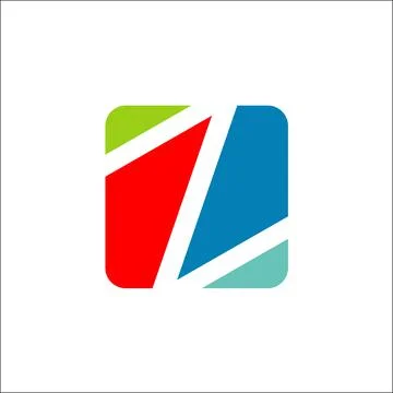 Letter z icon logo vector Application square shape Stock Illustration