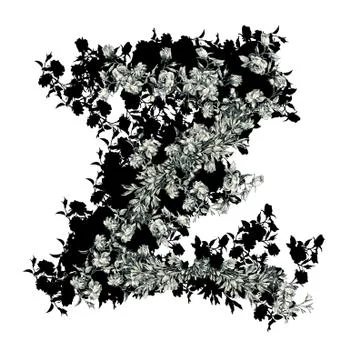 Letter z. Stock Illustration