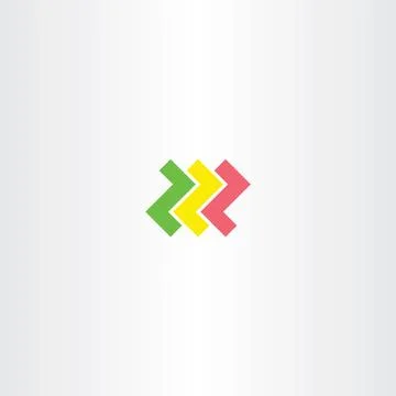 Letter z logo logotype vector symbol design element Illustrazione stock