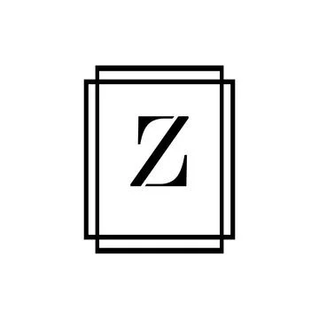 Letter Z Logo Template vector icon design Stock Illustration