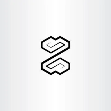 Letter z vector black logo symbol design sign Stock-Illustration
